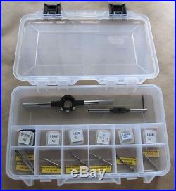 Miniature Mini HSS Tap & and Die Set, 00-90 through 6-32, Free Shipping