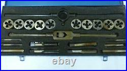 Morse Cutting Tools No. 7120 set NO. 101 9/16-12nc to 1-12nf Master tap & die set