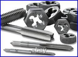 NEIKO 00908A SAE and Metric Tap and Die Set Alloy Steel Taps and Dies with He