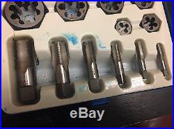 New 12 Piece Pipe Tap And Die Set 1/8 1 Npt 1/4 3/8 1/2 3/4 Inch Standard Sae