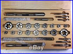 NEW 32 Piece Tap and Die Fractional SetMade in USABowman 109239Barnes Dist