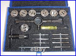 NEW CLEVELAND C00609 Tap and Die Set, #4 to #12, 1/4-20, 17 pc (T)