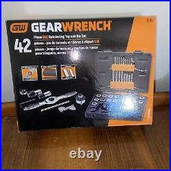 NEW Gearwrench 3885 42 Pc. Sae Ratcheting Tap And Die Set with case