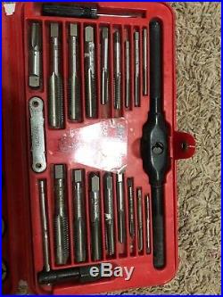 NEW SNAP ON TOOL 41-PIECE US TAP AND DIE SET #TD-2425 EXCELLENT 10-24 Broken