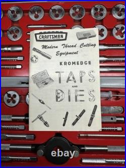 NOS? Sears Craftsman USA? Kromedge 39pc Tap & ADJUSTABLE Die Set 52091