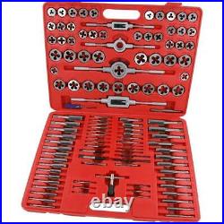 Neilsen Imperial Tap and Die Set. Alloy Steel. 115pcs in Heavy Duty Carry Case