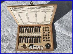 Never Used Bergeon No. 30010 Watchmaker Tap and Die Full Set, Taps, And Dies
