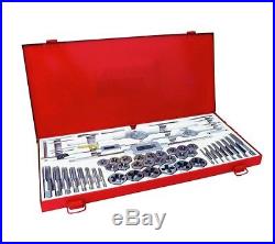 New 20.2 x 10 x 1.5 inches Durable Efficient Metric Tap and Die Set, 58-Piece