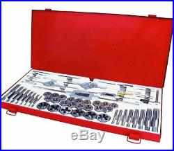New 20.2 x 10 x 1.5 inches Durable Efficient Metric Tap and Die Set, 58-Piece