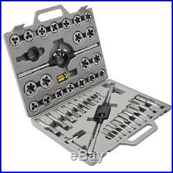 New 45pc Metric Tap and Die Set Tungsten Steel Titanium Tools Thread New with Case