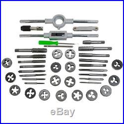 New 80pc Tap and Die Set 40pc Metric and 40pc SAE Thread Renewing Tools