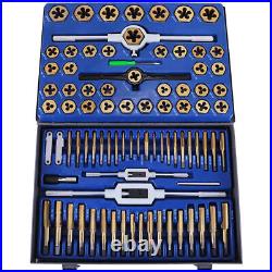 New 86pc Tap and Die Combination Set Tungsten Steel Titanium Sae And Metric Tool