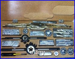 New Bsf Tap And Die Set 1/4 3/4 Boxed 32 Pcs Set British Standard Fine
