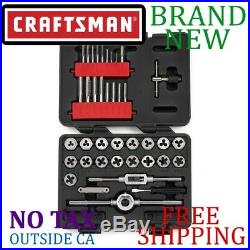 New CRAFTSMAN 9pc Piece SAE Standard TAP and DIE SET Rust Resistant Bolts Thread