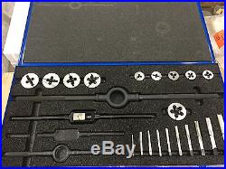 New GTD 23-Piece Tap and Die Screw Threading Set with Accessories and Steel Case