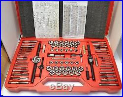 New Snap-On 76 pc Combination Tap and Die Set with Case TDTDM500A $419.95