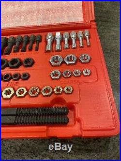New Snap On RTD48 48 Pc Rethreading Set Fractional And Metric
