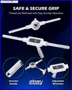 Orion Motor Tech 80Pc Tap and Die Set in SAE and Metric Sizes, Metric and Standa