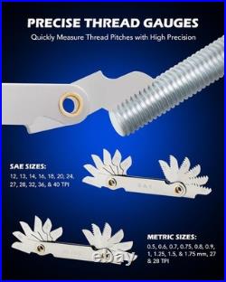 Orion Motor Tech 86pc Tap and Die Set, SAE & Metric Set Tool Set