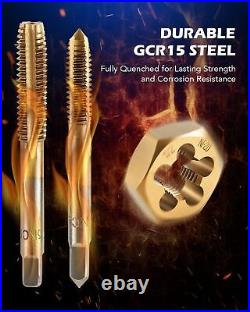 Orion Motor Tech 86pc Tap and Die Set in SAE and Metric, NEW