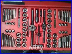 PREOWNED Snap-on TDTDM500 Tools 76 piece Tap and Die Set