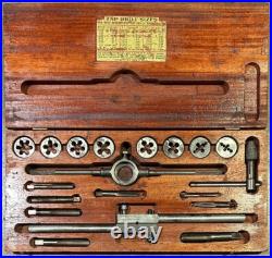 Perfect, Complete ACE SAE Large Tap & 1.5 in Adj. Round NC Die Set