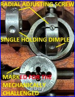 Perfect, Complete ACE SAE Large Tap & 1.5 in Adj. Round NC Die Set