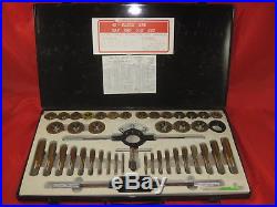 Pittsburgh 45 Piece SAE Tap And Die Set Metric Threads With Metal Case