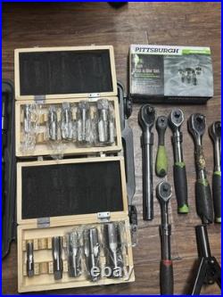 Pittsburgh Tools Mechanic Ratchet Set & Tap & Die Set