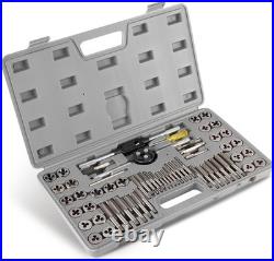 Precision 60 PCS Tap and Die Kit with Durable GCr15 Steel Professional Quality