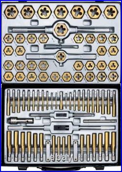 Premium 86-Piece High-Speed Steel Tap and Die Set Complete with Accessories