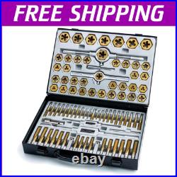 Premium 86-Piece Master Tap and Die Set Hexagonal and Plug Style Design