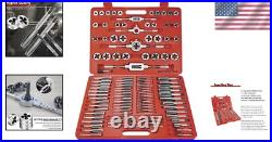 Professional 110-Piece Tap and Die Tool Set Superior Quality with Storage Case