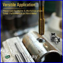 Professional 60PCS Metric & SAE Tap and Die Set Heavy-Duty with Storage Case