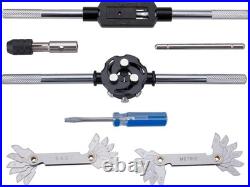 Professional-Grade 60-Piece Tap and Die Set All-Metal Tool Kit with Case