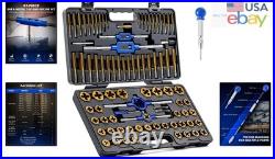 Professional Quality Tap and Die Set for Internal and External Threads