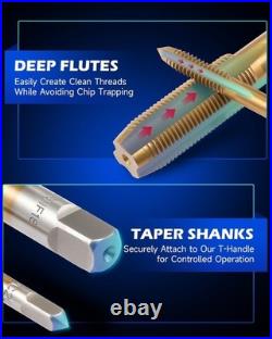 Professional Quality Tap and Die Set for Internal and External Threads