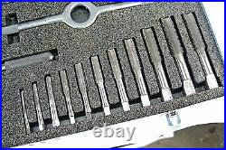 Quality Tap and Die Set Made in USA TRW Greenfield 1/4 to 1 With Wrenches