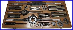 Rdgtools 1/4 3/4 Unf Tap And Die Set With Die Stock And Tap Wrench