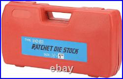 Ratcheting Tap and Die Set, Durable and Wear-Resistance Pipe Threading Set, Plum