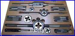 Rdgtools 24pc Complete Tap And Die Set 1/4 1/2 (40 Tpi) Taps And Dies