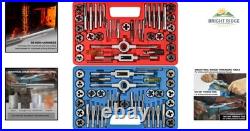 Rethreading Kit with 80pcs Taps, Dies, and Wrenches for DIY and Professional Use