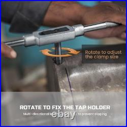 Rethreading Kit with 80pcs Taps, Dies, and Wrenches for DIY and Professional Use