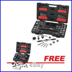 SAE/Metric Ratcheting Tap and Die Drive Tool Set withFREE Metric Ratcheting Tap &