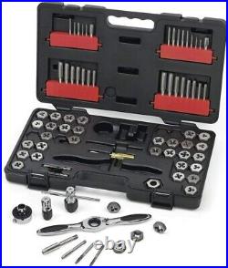 SAE/Metric Ratcheting Tap and Die Set (77-Piece)