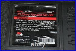 SEARS CRAFTSMAN 952384 TAP & DIE SET MADE IN THE USA with 10 additional pieces
