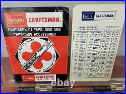 SEARS CRAFTSMAN KROMEDGE 41pc Tap & Die Set 9 5471- Made in USA Vintage 1970's
