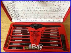 Snap On 41 Piece Tap And Die Set Tdm-117a Mint