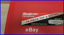 SNAP-ON 76 pc Combination Tap and Die Set TDTDM500A