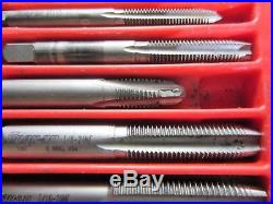 SNAP-ON TD2425 41-PIECE 1/4 to 1/2 NF / NC SAE TAP AND DIE SET USA TOOLS